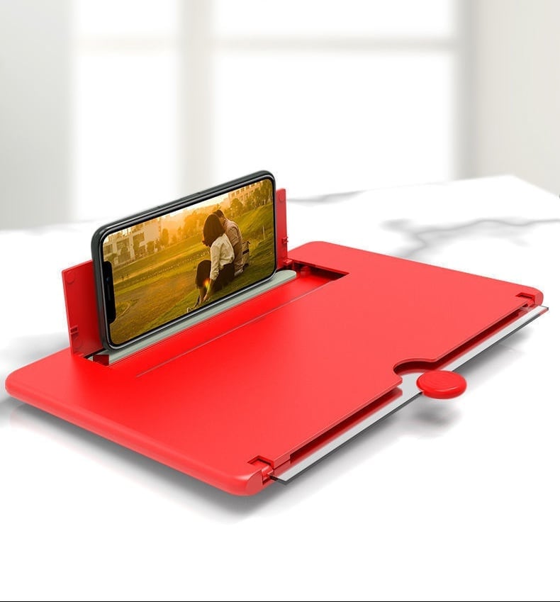 12"Mobile Phone Magnifier - Ultra-HD Screen Magnifier for Easy TV Viewing Orientation for Landscapes Use Eye Protection Full-Screen Mobile Phone Magnification