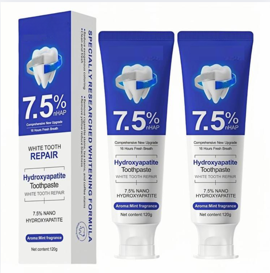 7.5% Nano-Hydroxyapatite Enamel Repair Toothpaste